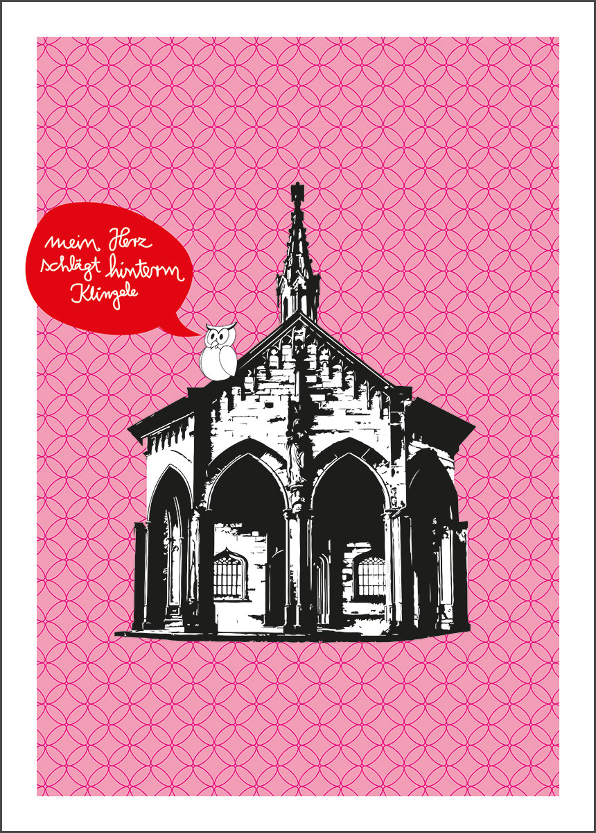 mein_herz_hinterm_web Print | Mein Herz schlägt hinterm Klingele | limitiertes Poster 50 x 70 cm
