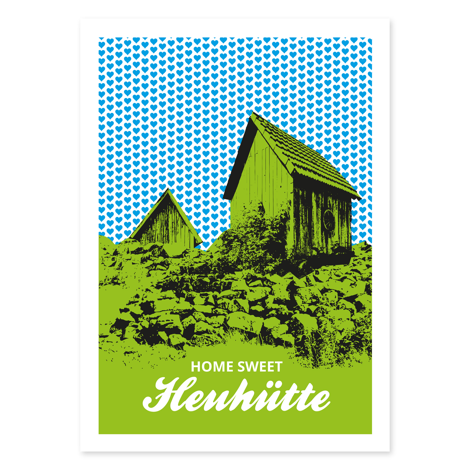 Print | Home Sweet Heuhütte | limitiertes Poster 50 x 70 cm Weisenbach Forbach