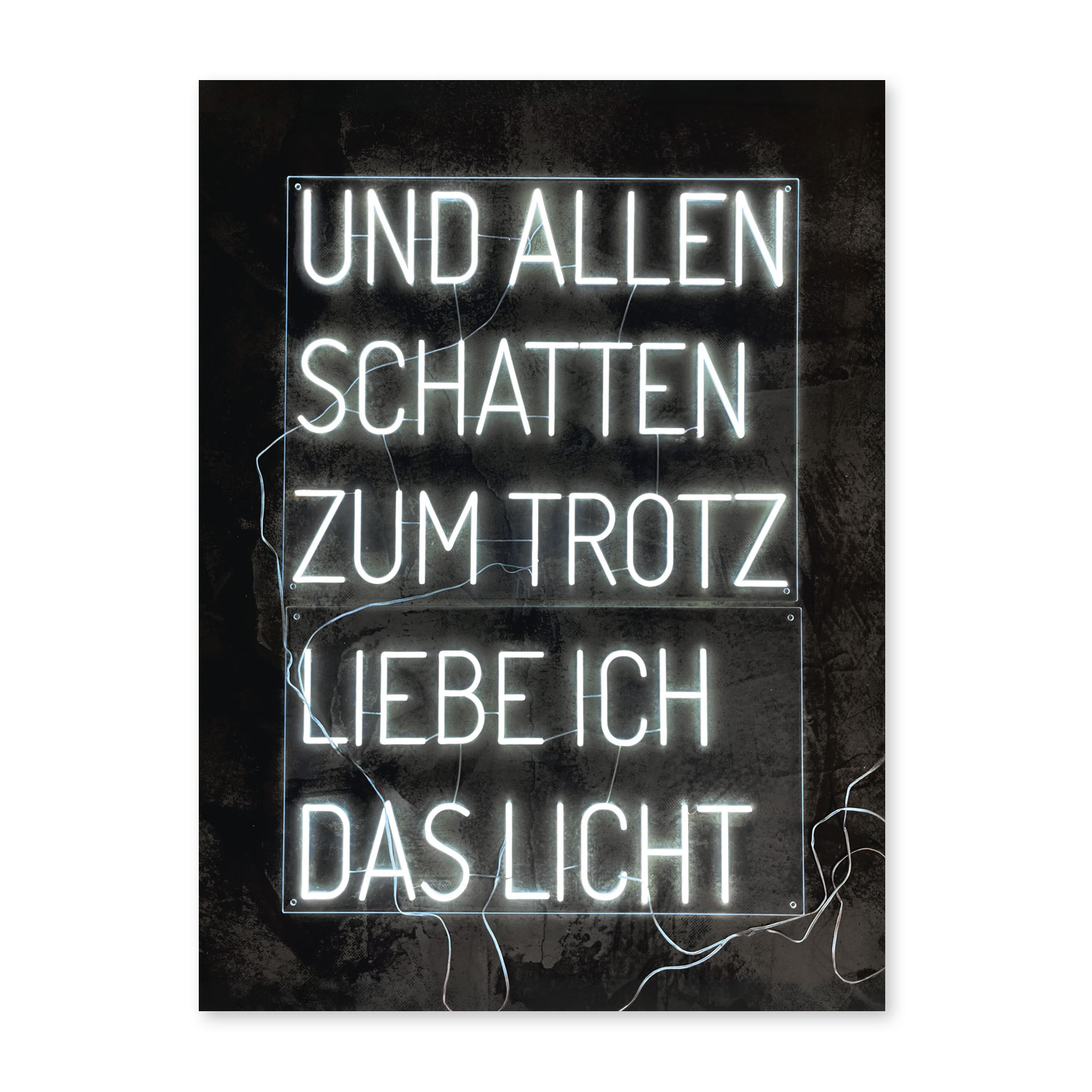 Und allen Schatten zum Trotz - Fine Art Print 13 x 18 cm