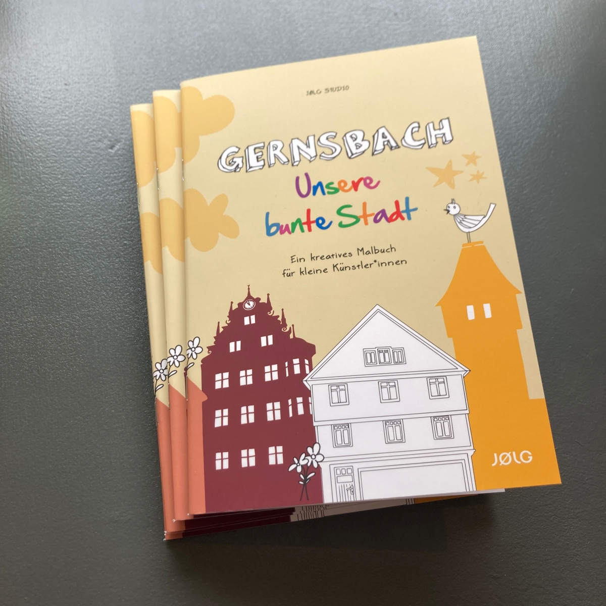 Gernsbach unsere bunte Stadt | Kreatives Malbuch Ausmalbuch