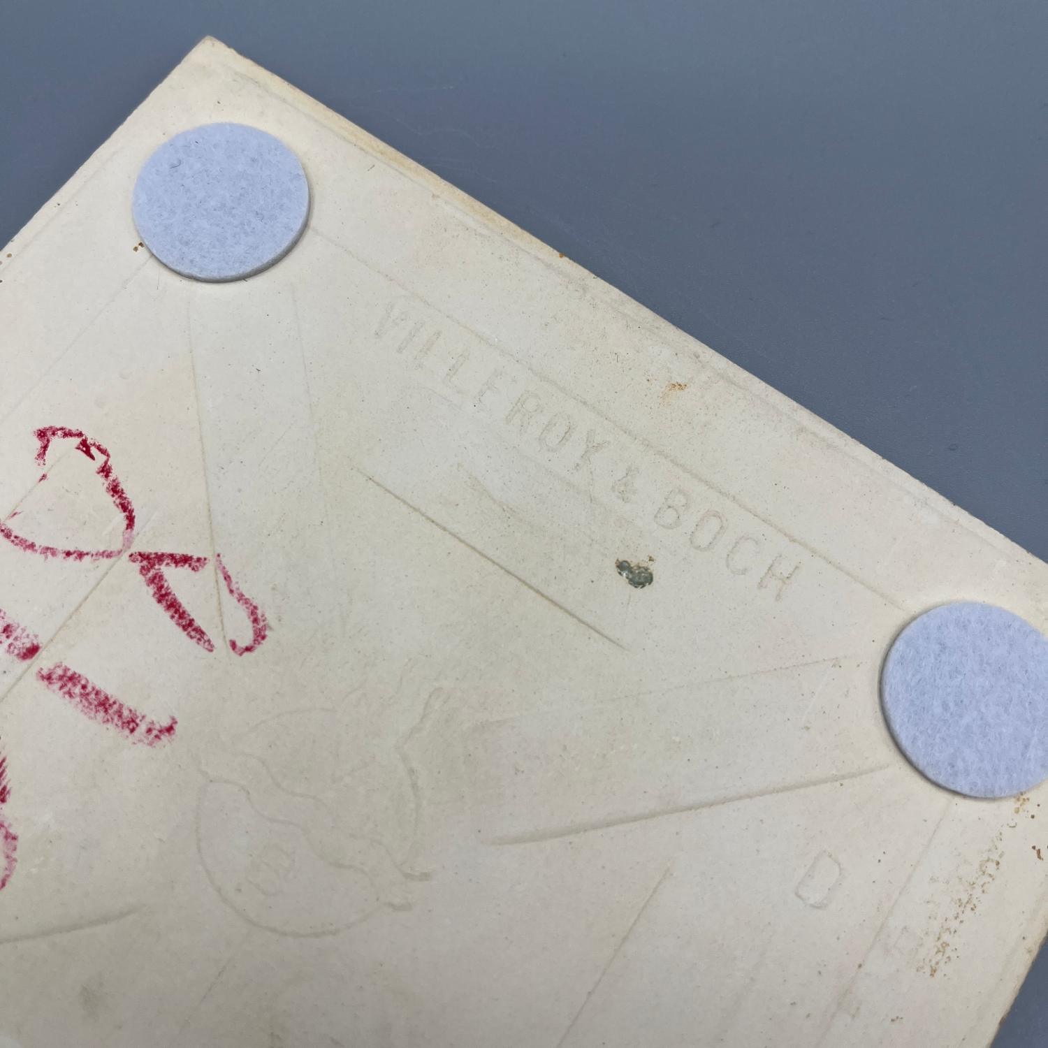 Midcentury Villeroy & Boch Fliese Keramik 60er Jahre | als Untersetzer