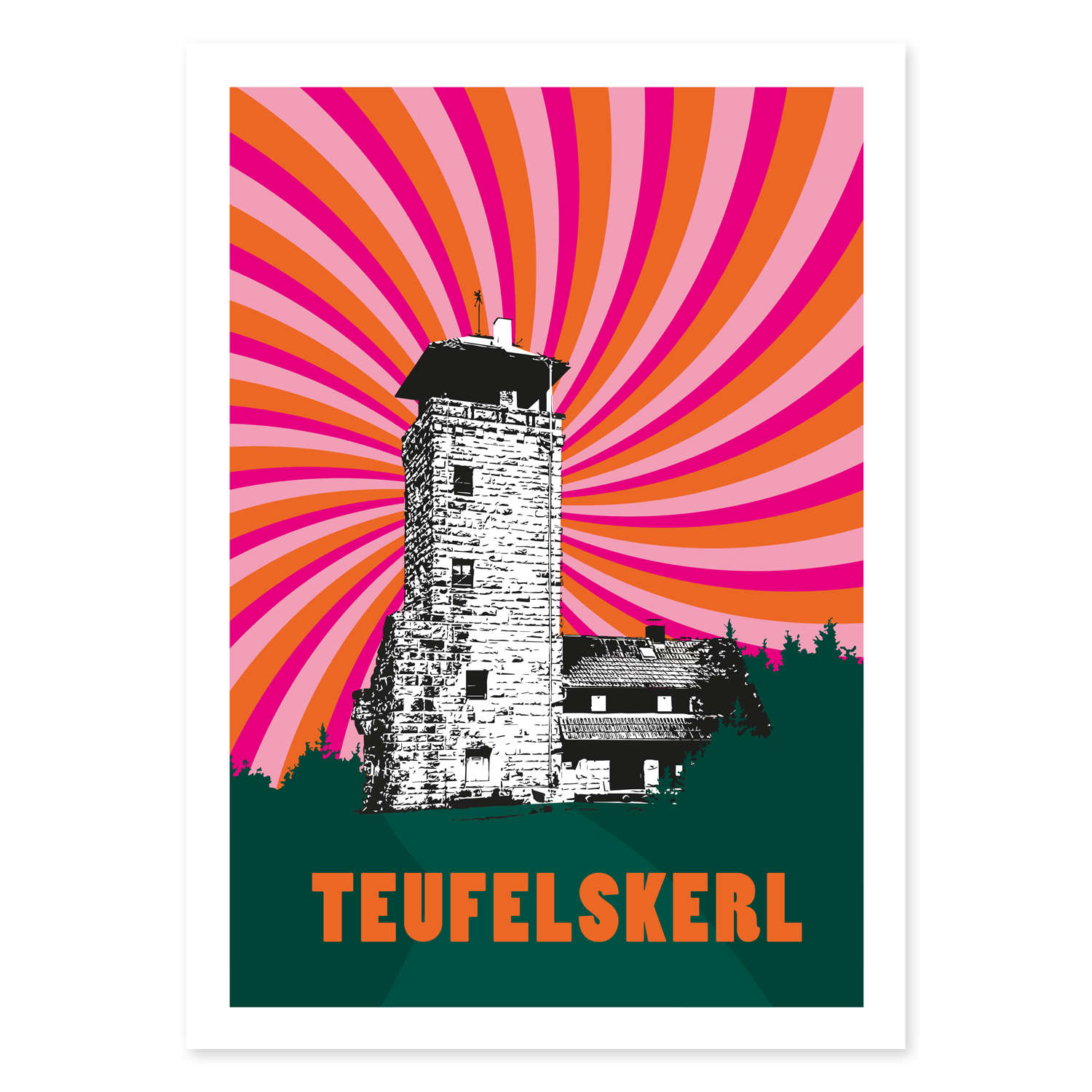 Print | Teufelskerl | limitiertes Poster 50 x 70 cm