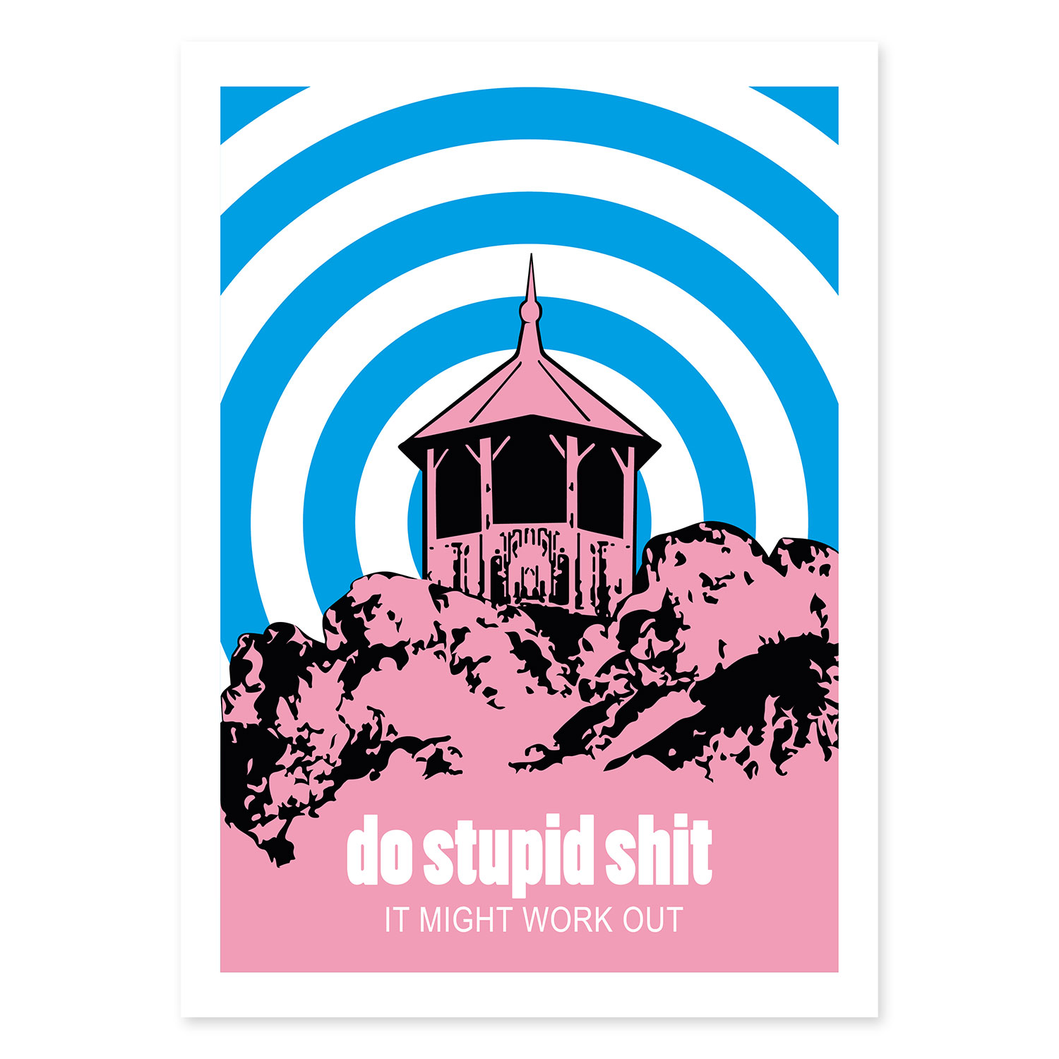 grafensprung_kunstdruck_murgtal Print | Do Stupid Shit Grafensprung | limitiertes Poster 50 x 70 cm