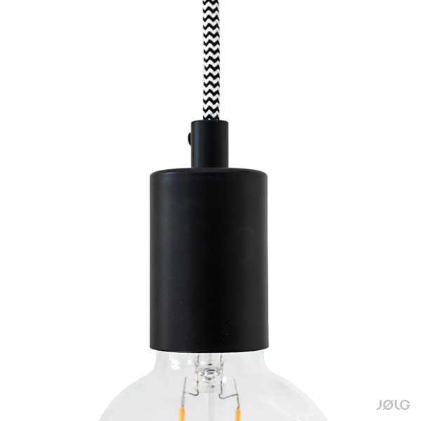 Set Lampenfassung E27 mit Metallhülse für Pendelleuchten und  DIY-Hängelampen