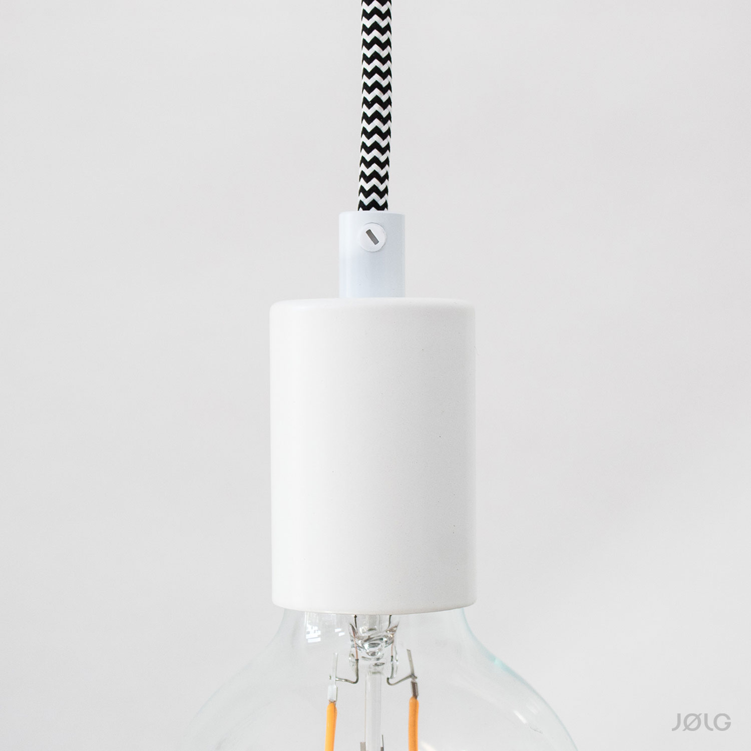 Set Lampenfassung E27 mit Metallhülse für Pendelleuchten und  DIY-Hängelampen | JØLG
