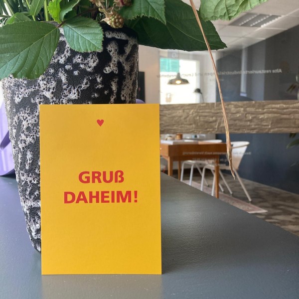 Postkarte | Gruß Daheim